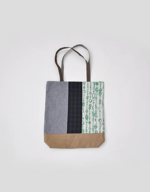 パッチワークシャツトート